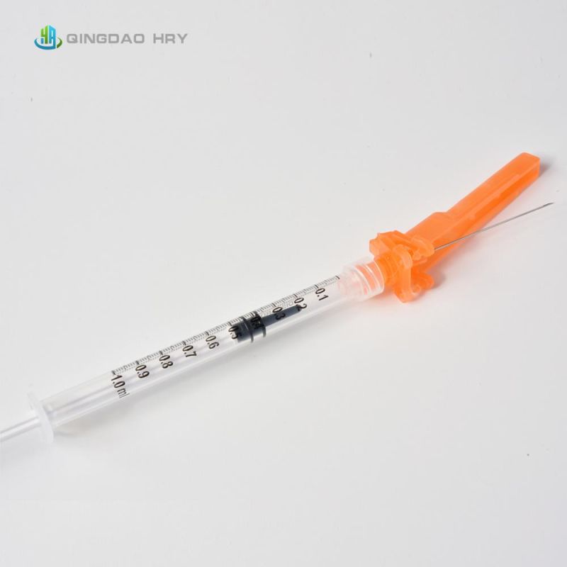 Medical Disposable Injection Syringe Hypodermic Safety Needle, Sterile Sharp Smooth Painless Stainless Steel Needle, 16-27g 1-20ml