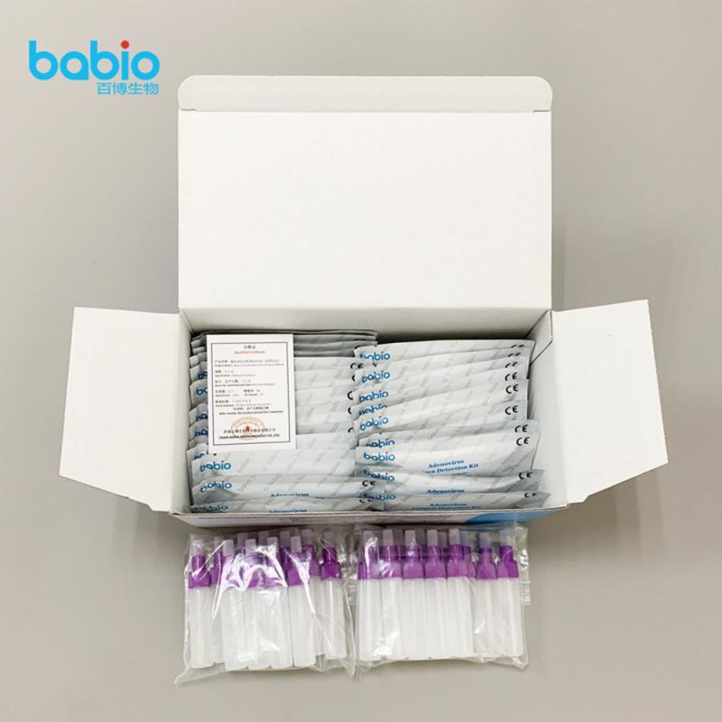 Babio Manufacturer Anv Adenovirus Antigen Detection Kit Colloidal Gold Method