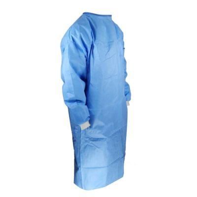 Hospital Protective Clothsing Ultrasonic Welding Sterile Medical Disposable Surgical Gown
