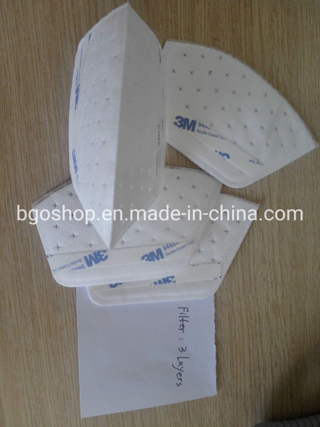 Replacement 3ply/5ply Mask Filter Anti Pollution Dust Mask Filter