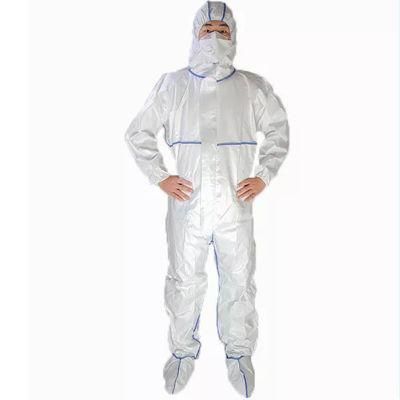 Anti Static Microporous Laminated Industrial Protective Isolation Clothing