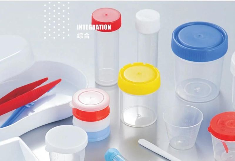 Medical Disposable Specimen Container/Urine Container/PP/Blue Cap 45ml