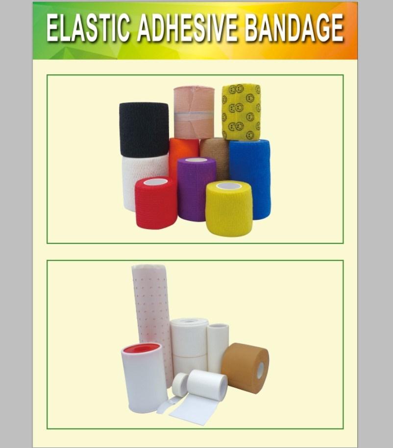 Self Elastic Adhesive Bandage Warpping Tape OEM Any Color