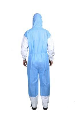 Waterproof Plastic/Polyethylene/Polypropylene DuPont Tyvek Disposable Coverall