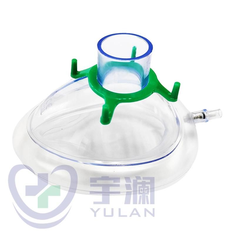Disposable Medical PVC Anesthesia Mask Adult Small Size 3