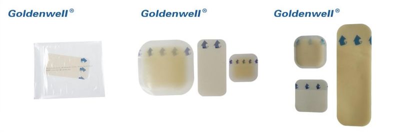 High Quality Disposable Sterile Single Use Medical Hydrocolloid Dressings