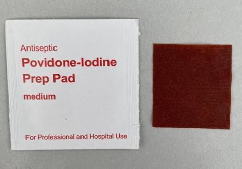 High Quality Disposable Medical Povidone-Ioding Prep Pad CE, ISO Approval