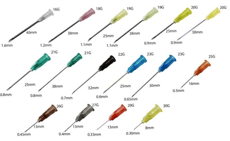 Medical Disposable Syringe Hypodermic Needle 21g, 22g, 18g, 23G, 25g