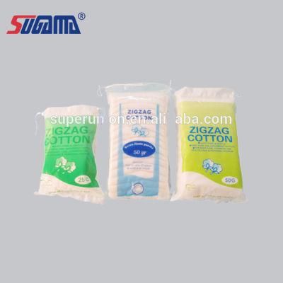 50g Zigzag Cotton Pad with High Quality CE FDA ISO Approved