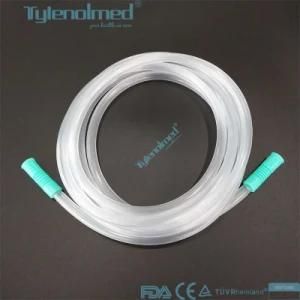 Customized Length Medical Suction Connecting Tube with Yankauer Handle Crowed/Standard Tip