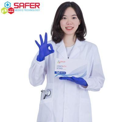 Powder Free Nitrile Gloves Disposable Cobalt Blue