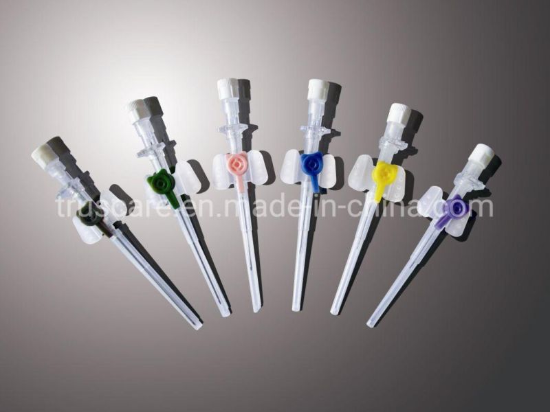 CE&ISO Approved IV Catheter, Injection Port, Pen-Like, with Wings