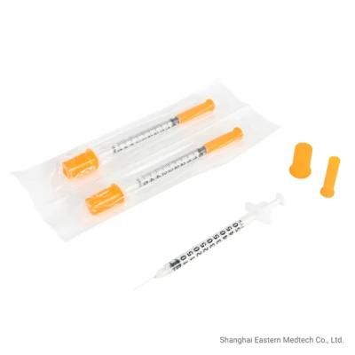 Disposable 0.5ml Diabetic Care Medical Device Insulin Injection Insulin Syringe