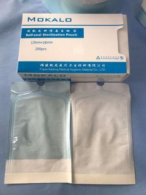 Self Seal Autoclave Sterilization Pouch with Dialyzed Paper
