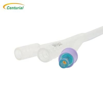 Disposable Medical Silicone Foley Catheter with Balloon