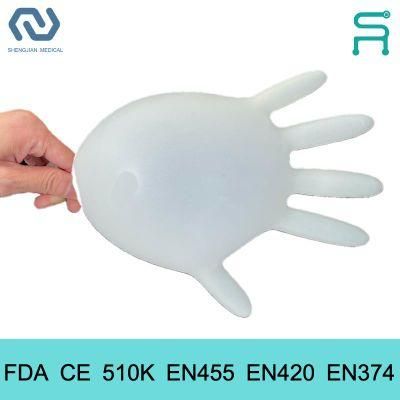 FDA CE Powder Free Disposable Latex Gloves for Hospital Household Factory