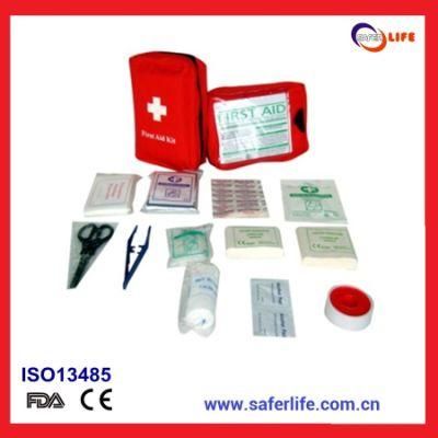 2019 Wholesale Travel Promotional Mini Portable Outdoor First Aid Medical Emergency Pocket Gift Set Kit Bag