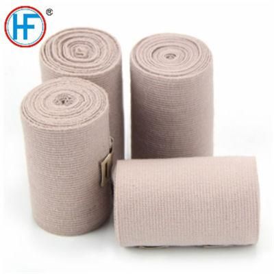 Disposable Medical Hospital Gauze Supply Skin Color High Elastic Cotton Crepe 90GSM Bandage Factory with CE ISO