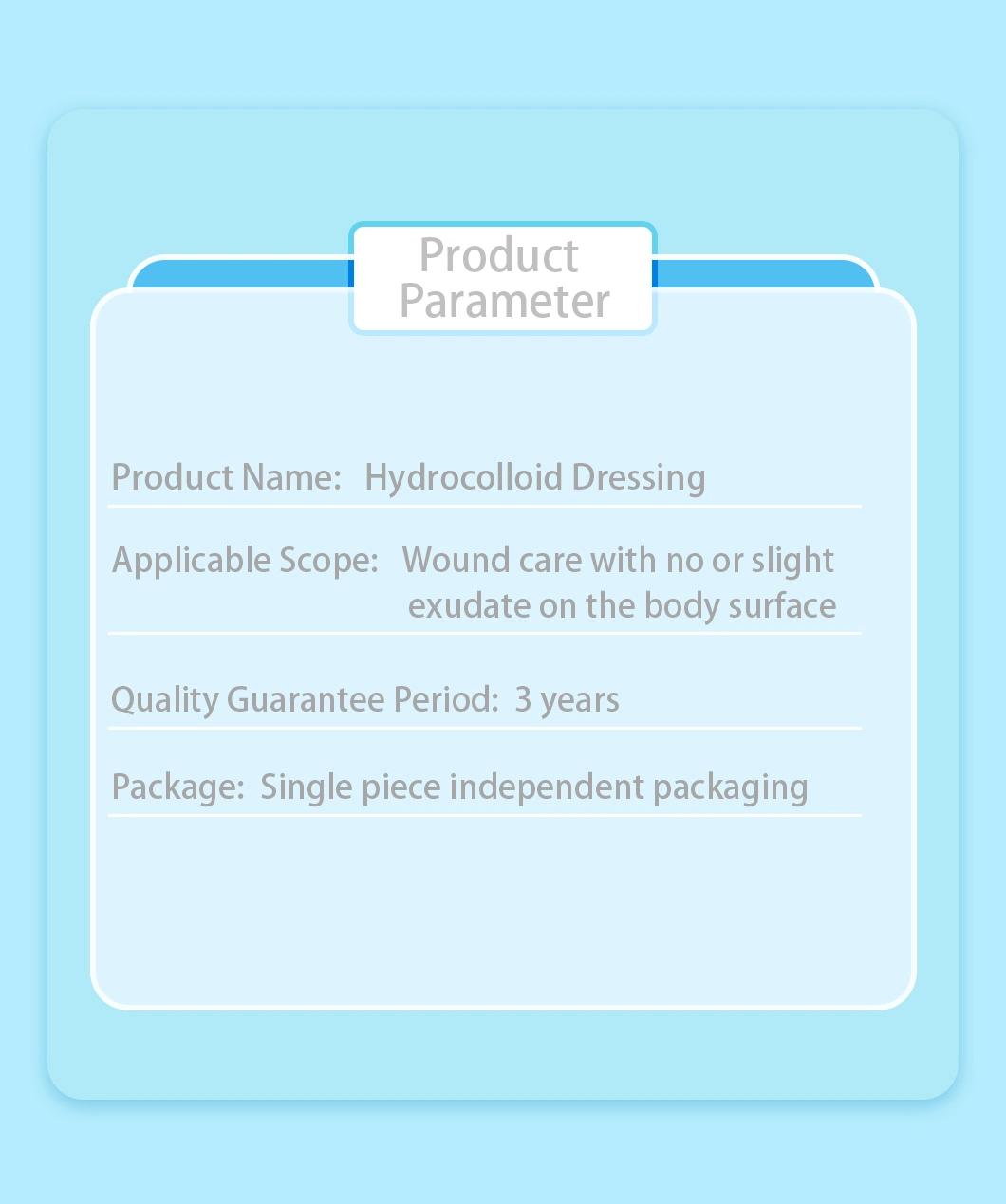 Hydrocolloid Dressing for Superficial Burn Wound