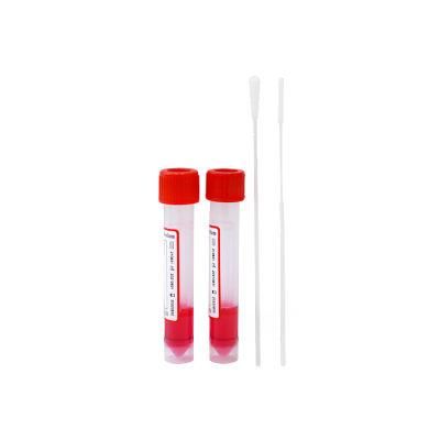 Non-Inactivated and Iactivated PVC/PP 2-3 Ml Disposable Vtm Sampling Tubes Swab Sample Vtm with Swab