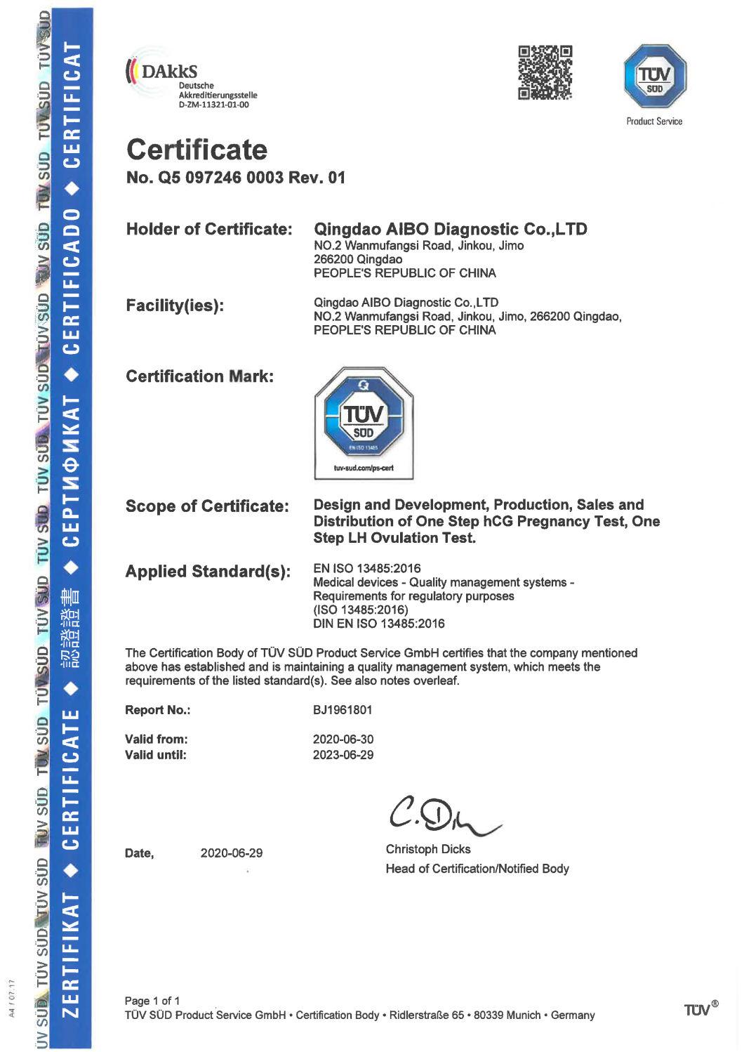 a Large Number of Wholesale Quality Assurance for Rapid Bovine Early Pregnancy Test