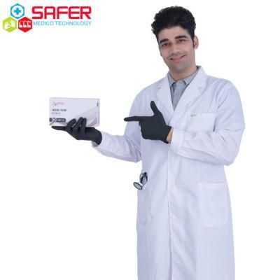 Nitrile Gloves Malaysia Powder Free Examination Black with High Quality