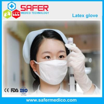 Malaysia Disposable Latex Glove with Powder Free for Medical