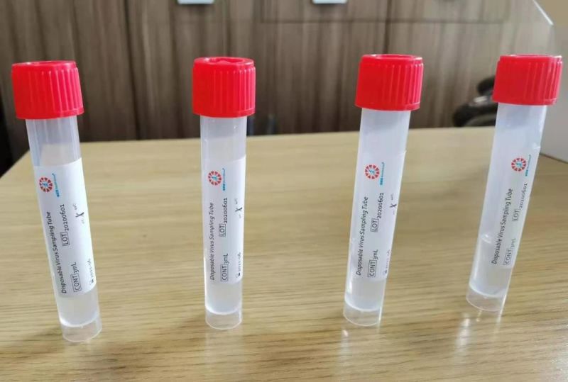 Medical Disposable Virus Sampling Tube Specimen Collection Tube Swab Kit for Vtm Transport Medium
