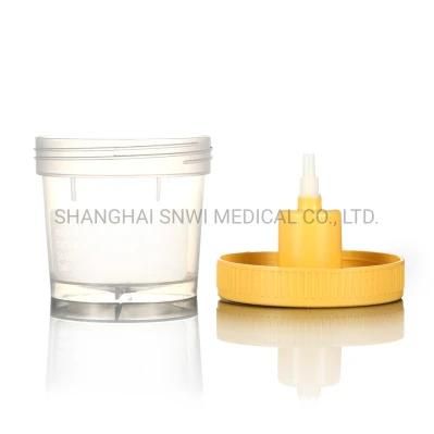 Disposable Factory Plastic Urine Container Collection Cup Disposable Medical Vacuum Urine Collection Tube with Urine Test Container