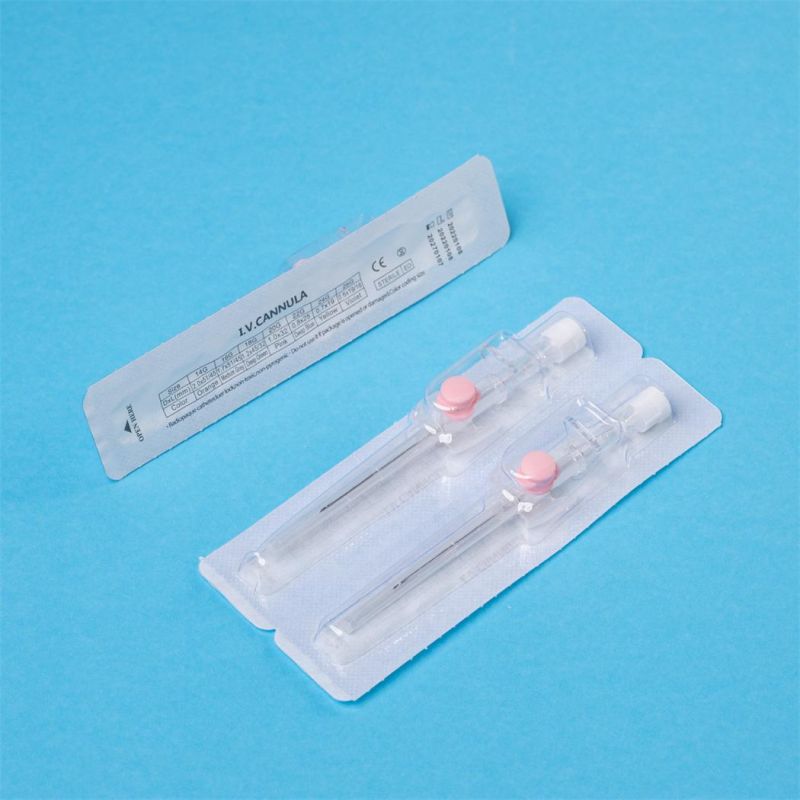 Disposable IV Cannula with Wing with Injection Port Pen Type