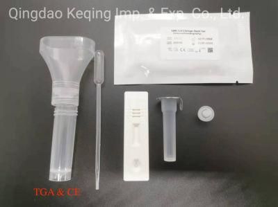 Disposable Rapid Medical Diagnostic Antigen Saliva Test for 5 or 25 Person with CE Certificate