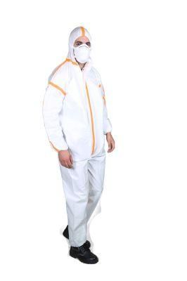 PPE Safety Workwear Protective Disposable PP Nonwoven Coverall