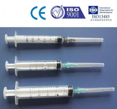 Disposable Syringe with 2parts or 3 Parts, Luer Lock or Luer Slip&#160;