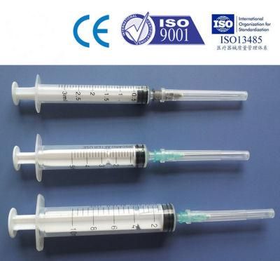 Disposable Syringe with 2parts or 3 Parts, Luer Lock or Luer Slip&#160;