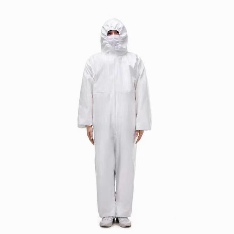 Disposable All White Isolation Gown /Clothing for Doctor/Surgeon/Patient/Visitor/Hospital