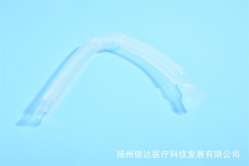Medical Disposable Nebulizer Tube, Suction Tube Nebulizer Connected to Retractable Threaded Tube, Corrugated Tube with Mouthpiece, Nebulizer Tube