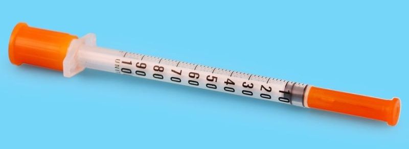 CE/FDA Approved Disposable Insulin Syringe 50/101units for Insulin Injection