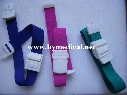 Latex Free Plastic Buckle Type Elasic Tourniquet