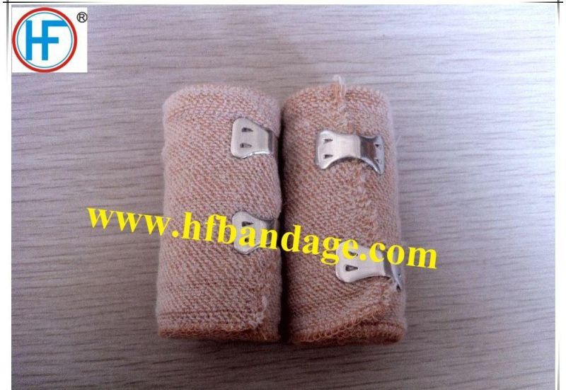 Wholesale Medical Cotton Premium Plain Elastic Bandage with Clips
