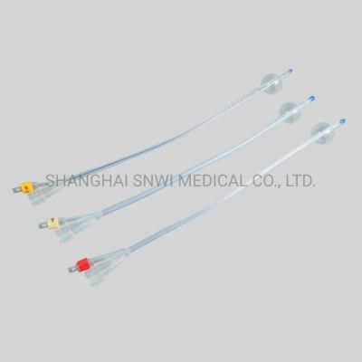 Disposable Single Use All Silicone Foley Catheter Sizes Fr6 to Fr28 Pediatric