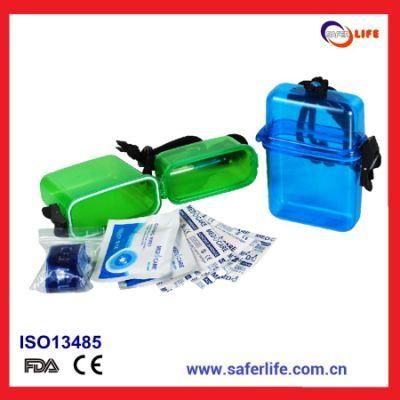 2019 Camping Emergency Small Waterproof Mini First Aid Box Transparent Mini First Aid Box First Aid Box for Swimmer Surfer