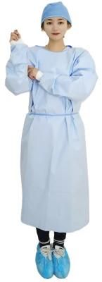 En13795 High Performance Surgical Gown Disposable Liquid Blood Flammability Resistance Protective Gown