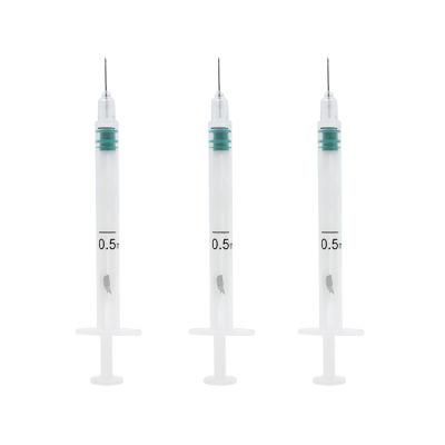 High Quality Medical Auto-Destruct Safety Vaccine Syringe
