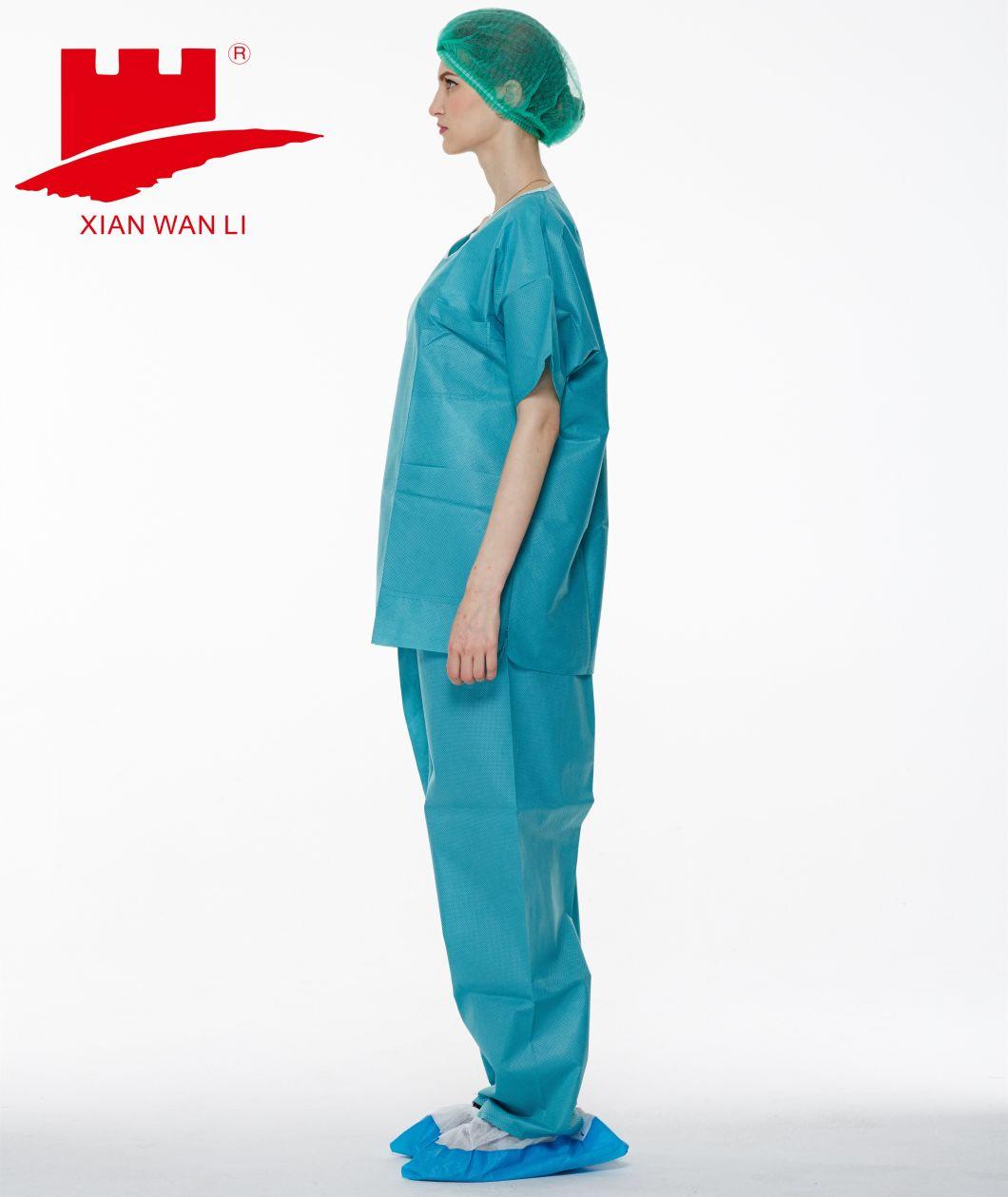 Xian Wanli New Customized Wholesale Nursing Suit Medical Scrubs Hospital Uniform Sets