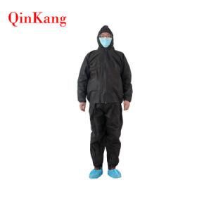Non-Woven PP/PP+PE/SMS/Microporous Medical 2pieces of Coverall (Jacket &amp; Trousers)