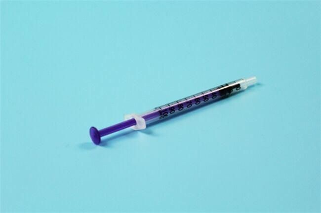 Disposable Medical Luer Lock Luer Slip 1ml Syringe with Needle for Vaccine Injection CE ISO