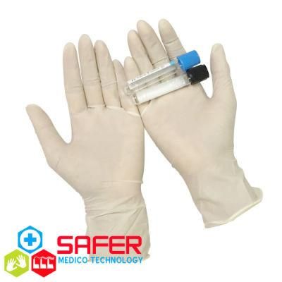 Natural Latex Medical Surgical Gloves with CE and En455