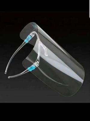 Pet+PC Eye Protection Face Cover Shield Anti Fog Safety Face Shield Protective Disposable Glassses Face Shield