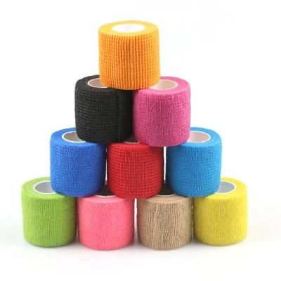 Colorful Self-Adhesive Soft Non-Woven Cohesive Elastic Bandage