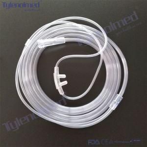 Medical Consumable PVC Nasal Oxygen Cannula with / Without Etco2 Sampling Line